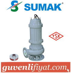 SUMAK SDTK 200/6 20.HP 380W AÇIK FANLI FOSEPTİK DALGIÇ POMPA