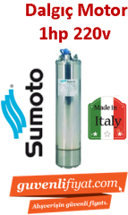 SUMOTO 1HP 220V Elektrik motoru İtalyan Malı (motor)