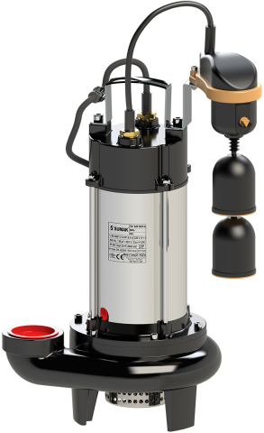 SUMAK SDF 18/2Y-A 1.8 HP 220V ASANSÖR FLATÖRLÜ DRENAJ DALGIÇ POMPA