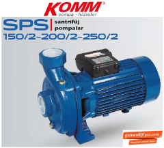 STAR SPS 250/2 T 2.HP 380V TEK KADEMELİ SANTRİFÜJ POMPA