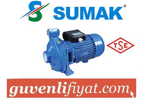SUMAK SM220/1.5 2.2 HP 220V TEK KADEMELİ SANTRİFÜJ POMPA