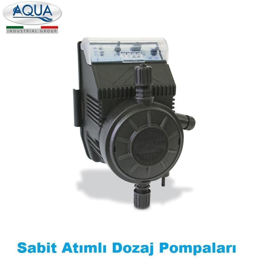 Aqua HC 100 02-07   ( 2 L/h - 7 Bar) 12 VDC  Sabit Atımlı Dozaj Pompası