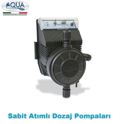 Aqua HC 100 02-07   ( 2 L/h - 7 Bar) 12 VDC  Sabit Atımlı Dozaj Pompası