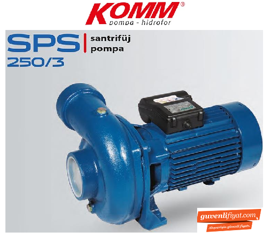 STAR SPS 250/3 - T 2.HP 380V TEK KADEMELİ SANTRİFÜJ POMPA