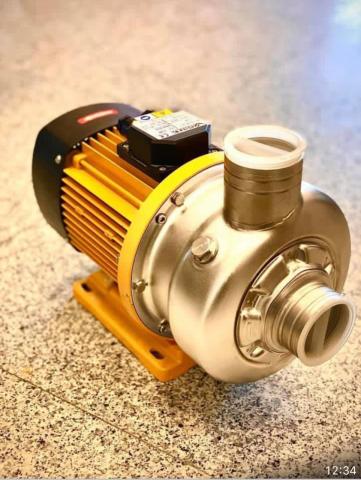 VORTEX  VO 350-05T  -0.5 HP-380V- PASLANMAZ ÇELİK AÇIK FANLI SANTRİFÜJ POMPA - Aisi 316