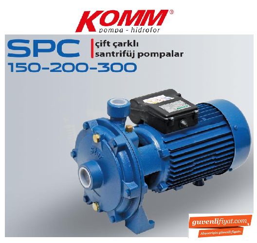 STAR SPC 150 T 1.5 HP 380V ÇİFT KADEMELİ SANTRİFÜJ POMPA