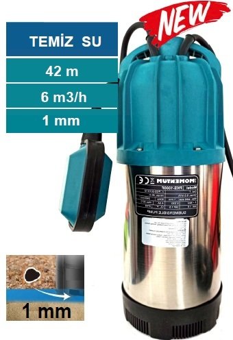 MOMENTUM PKS-1000F -1000W-220V- PASLANMAZ GÖVDELİ TEMİZ SU DRENAJ