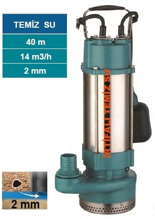 MOMENTUM PSP6-39-1.5 -2HP-220V- YÜKSEK İRTİFALI TEMİZ SU KESON KUYU DALGIÇ  POMPASI