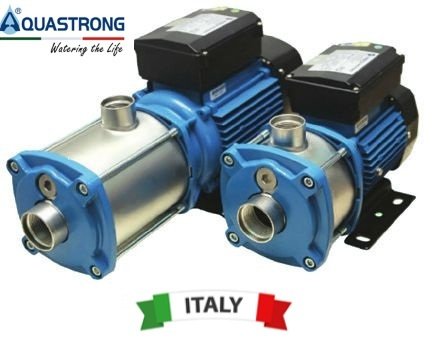 Aquastrong XHC 2-3/M      0.37kW 220V   Yatay Tip Kademeli Paslanmaz Çelik Gövdeli Pompa