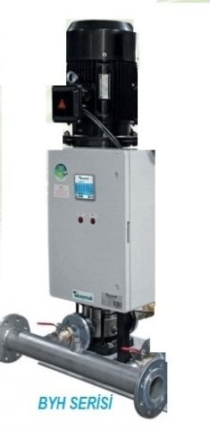 Dab 1BYH 10/12-55 T  7.5Hp 380V Tek Pompalı Düşey Çok Kademeli Denge Tanksız Sessiz Komple Paslanmaz Çelik Paket Hidrofor