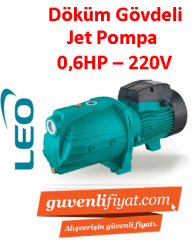 LEO AJm45 0.6HP 220v Döküm Gövdeli Jet Pompa