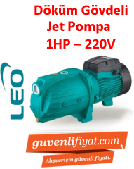 LEO AJm75 H 1HP 220v Döküm Gövdeli Jet Pompa