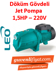 LEO AJm110 H 1.5HP 220v Döküm Gövdeli Jet Pompa