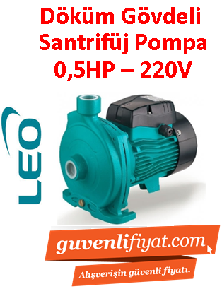 LEO ACm37 0.5HP 220v Döküm Gövdeli Santrifüj Pompa