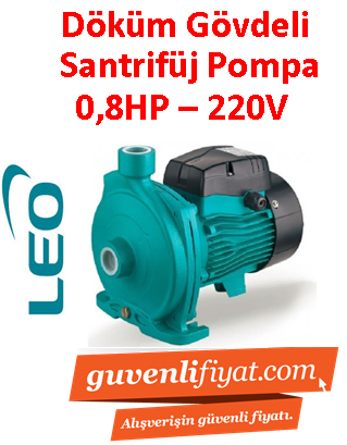 LEO ACm60 0.8HP 220v Döküm Gövdeli Santrifüj Pompa