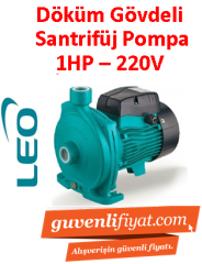 LEO ACm75 1HP 220v Döküm Gövdeli Santrifüj Pompa