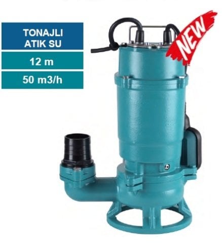 MOMENTUM P1500W - 2HP-220V- DÖKÜM GÖVDELİ TONAJLI PİS  SU  DALGIÇ  POMPASI