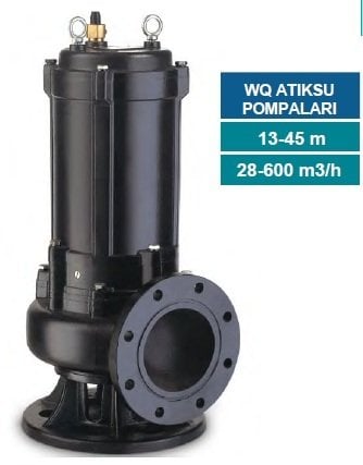 MOMENTUM 65WQ25-22-3 - 4HP-380V- DÖKÜM GÖVDELİ TONAJLI  ATIK  SU  DALGIÇ  POMPASI