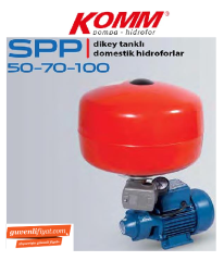 STAR SPP 100 M 1.HP 220V DİKEY TANKLI DOMESTİK HİDROFOR