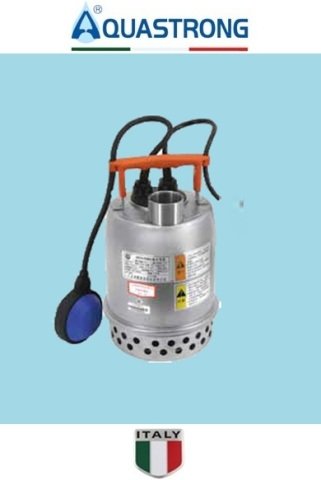 Aquastrong DRX 45 MA       0.25kW 220V  Paslanmaz Çelik Gövdeli Kirli Su Drenaj Pompa