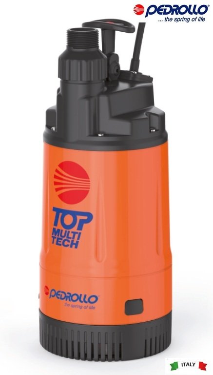 Pedrollo TOP MULTI 2-TECH    0.75Hp 220V  Yüksek Basınçlı Keson Kuyu Dalgıç Pompa