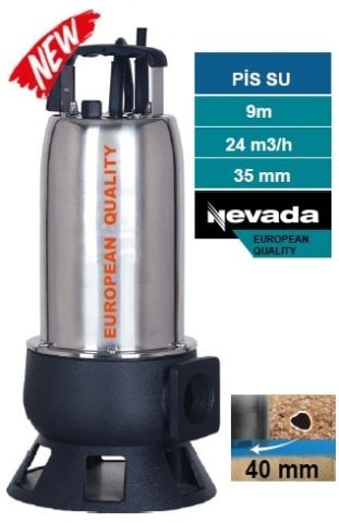 MOMENTUM GP24-1.0C- 1.3HP-220V- PASLANMAZ GÖVDELİ AÇIK FANLI FOSEPTİK POMPA