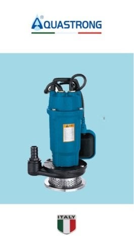 Aquastrong QDX 15-14-1.1A        1.1kW 220V  Döküm Gövdeli  Drenaj Dalgıç Pompa (Keson Kuyu)