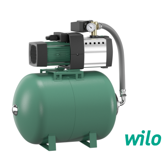 WİLO HİMULTİ 3H50-24P - 0,4 KW 220V YATAY TANKLI PAKET HİDROFOR