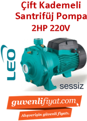 LEO 2ACM150 2hp 220v Çift Kademeli Santrifüj Pompa