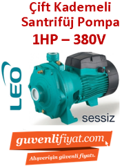 LEO 2AC75 1hp 380v Çift Kademeli Santrifüj Pompa