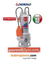 Pedrollo BCm 10/50-ST    1Hp 220V  Komple Paslanmaz Atık Su Foseptik Pompa
