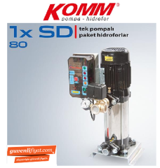STAR 1 SD 80/5 T 1.HP 380V DİK MİLLİ TEK POMPALI SESSİZ HİDROFOR