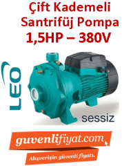 LEO 2AC110 1.5hp 380v Çift Kademeli Santrifüj Pompa