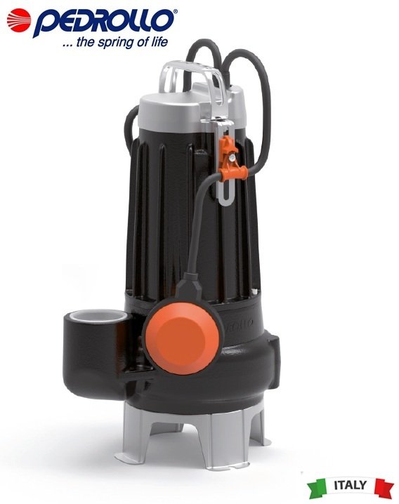 Pedrollo  VXC 10/45-N (TRF)   1Hp 380V   Döküm Gövdeli Foseptik Atık Su Dalgıç Pompa