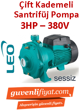 LEO 2AC220 3hp 380v Çift Kademeli Santrifüj Pompa