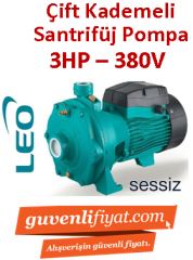 LEO 2AC220 3hp 380v Çift Kademeli Santrifüj Pompa