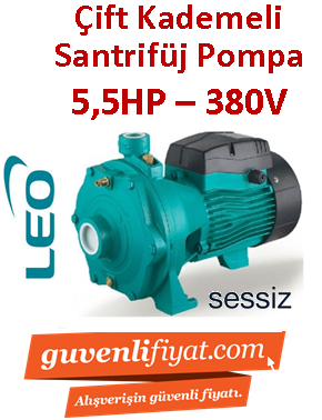 LEO 2AC400 H 5.5hp 380v Çift Kademeli Santrifüj Pompa