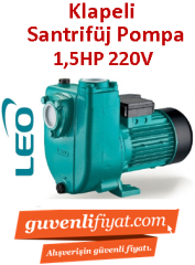 LEO XHSM 1500 1.5hp 220v 2\'\' Çıkışlı Kendinden Emişli Santrifüj Pompa