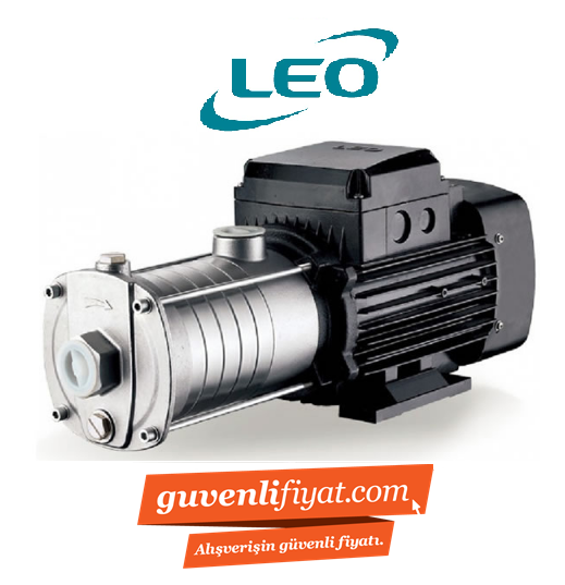 ECH4-60 1.5 HP 380V YATAY PASLANMAZ ÇELİK ÇOK KADEMELİ POMPA
