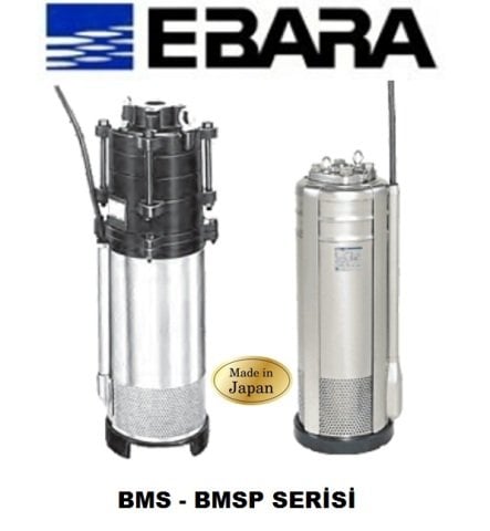 Ebara 40 BMSP252.2A   3Hp 380V  Paslanmaz Çelik Büyük Ölçekli Temiz Su Drenaj Dalgıç Pompa