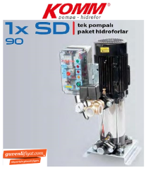 STAR 1 SD 90/8 T 4.HP 380V DİK MİLLİ TEK POMPALI SESSİZ HİDROFOR