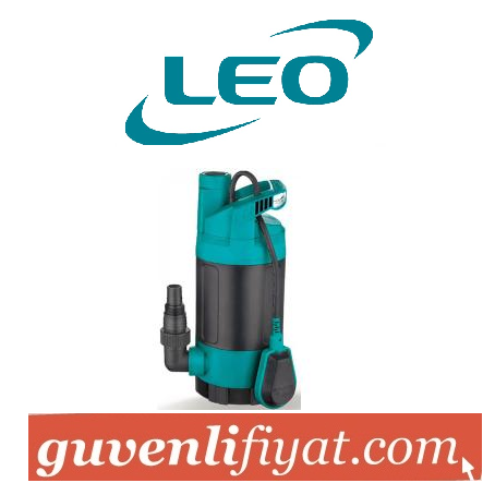 LEO LKS-750PW 1.HP 220V PLASTİK GÖVDELİ AÇIK FANLI DRENAJ DALGIÇ POMPA