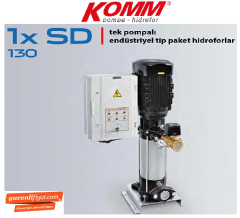 STAR 1 SD 130/4 T 5.5 HP 380V DİK MİLLİ TEK POMPALI ENDÜSTRİYEL TİP HİDROFOR