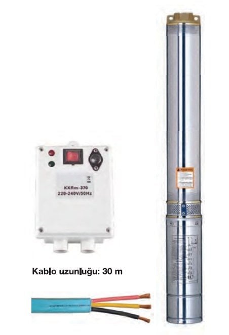 MOMENTUM 4XRm4/10-0.75 - 1HP- 220V-  4''  DALGIÇ POMPA (PANO+30 MT KABLO)