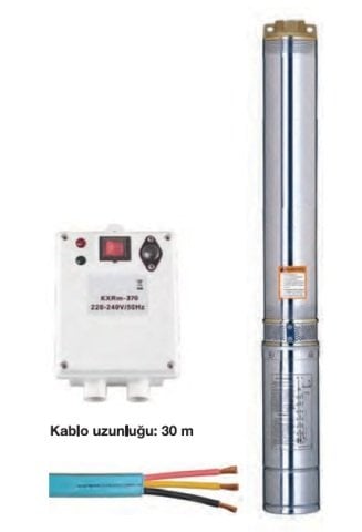 MOMENTUM 4XRm4/10-0.75 - 1HP- 220V-  4''  DALGIÇ POMPA (PANO+30 MT KABLO)