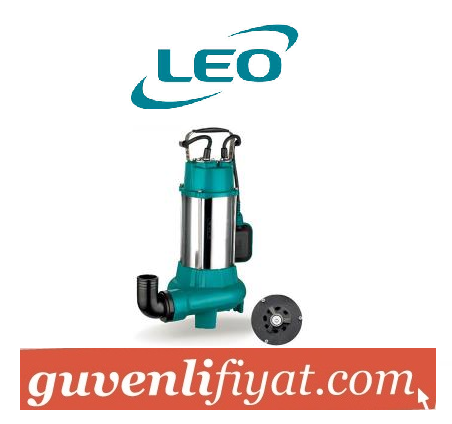 LEO XSP14-7/1.1ID 1.5 HP 220V PARÇALAYICI BIÇAKLI FOSEPTİK DALGIÇ POMPA