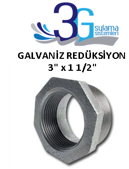 3 X 1 1/2 GALVANİZ REDÜKSİYON