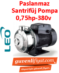 LEO AMS 70/0.55 0.75HP 380v Paslanmaz Çelik Santrifüj Pompa