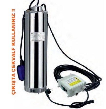 MOMENTUM MXSM407 - 2HP- 220V-  5'' KABLOLU PASLANMAZ FANLI ÇOK KADEMELİ KESON KUYU DALGIÇ POMPA