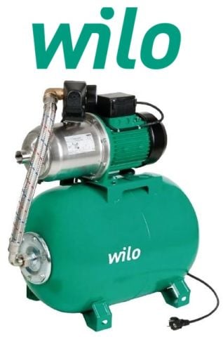 WİLO HMedana CH1-L.205, 0.75HP, 220V, 50 LİTRE YATAY TANKLI, DOMESTİK HİDROFOR